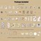 100pc Vintage Floral Ephemera Pack - Washi Stickers, Matte Decoupage Paper & Clear PET Decals - Spring Flower Scrapbooking Supplies for Junk Journals, Planners, DIY Collage & Notebooks